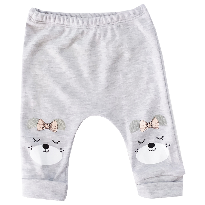 ست 5 تکه نوزادی آستین بلند طرح فیل و روباه Imaj