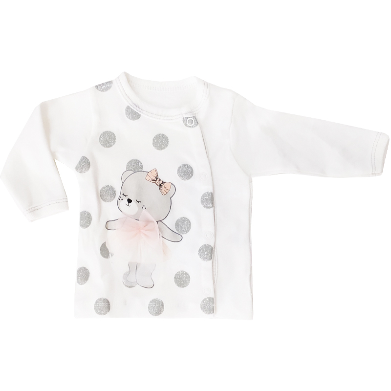 ست 5 تکه نوزادی آستین بلند طرح فیل و روباه Imaj