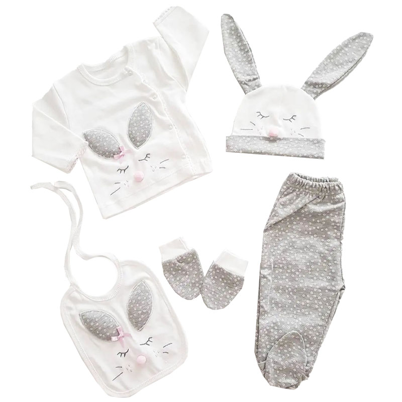 ست 5 تکه نوزادی طرح لاکپشت Gaye