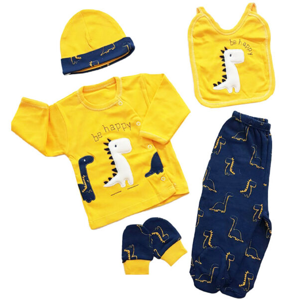 ست 5 تکه نوزادی طرح لاکپشت Gaye