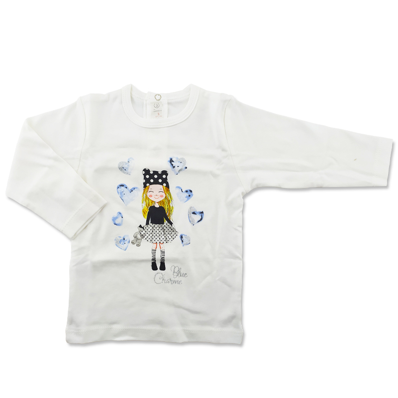 ست 5 تکه نوزادی طرح دختر و قلب دانالو Danaloo