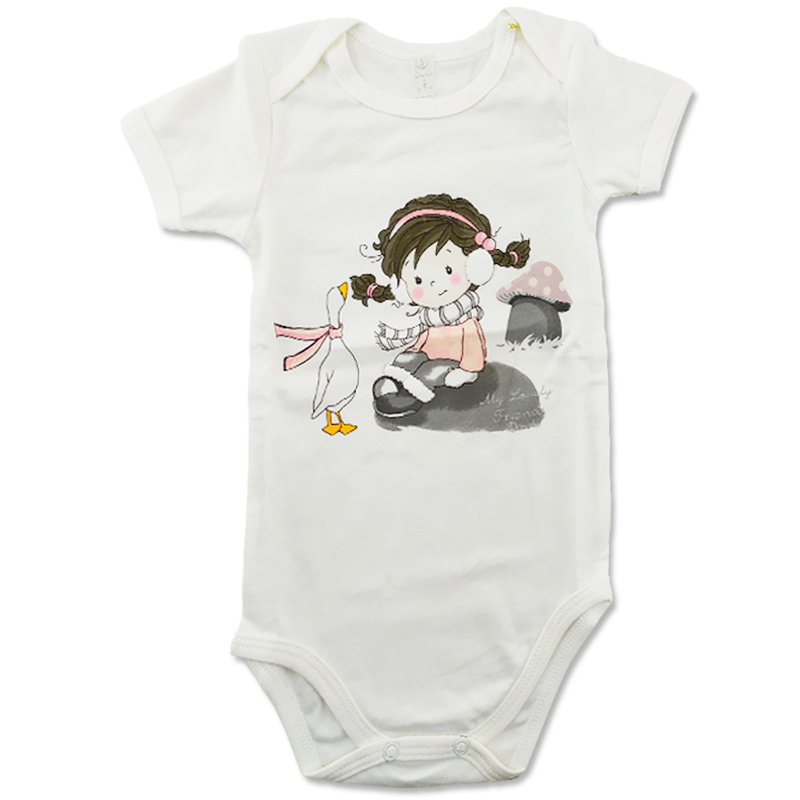 ست 5 تکه نوزادی طرح دختر و قلب دانالو Danaloo