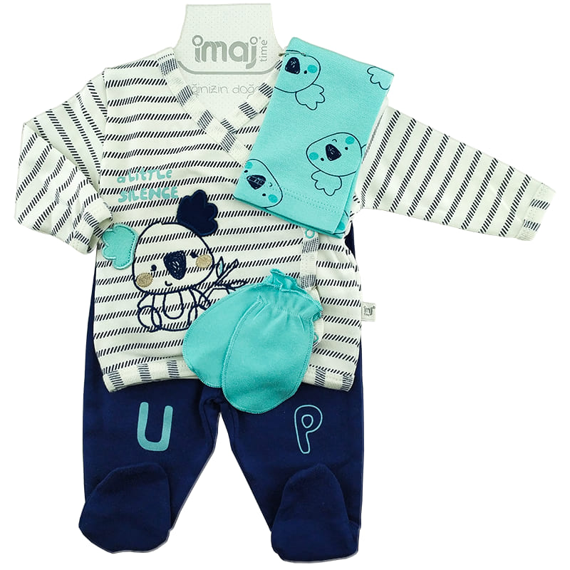 ست 5 تکه نوزادی آستین بلند طرح کوآلا Imaj