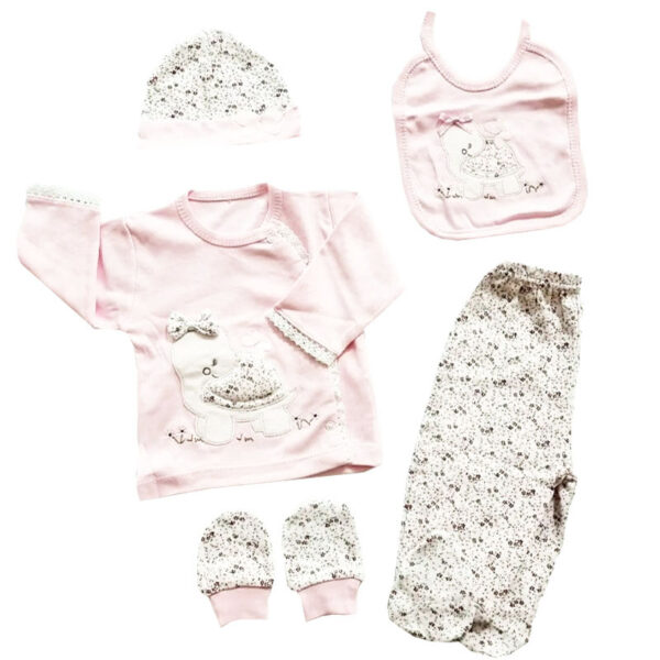 ست 5 تکه نوزادی طرح لاکپشت Gaye