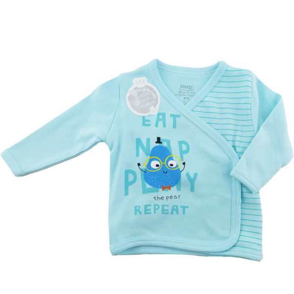 ست 5 تکه نوزادی آستین بلند طرح شیر زرد Imaj