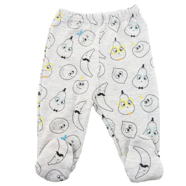 ست 5 تکه نوزادی آستین بلند طرح شیر زرد Imaj