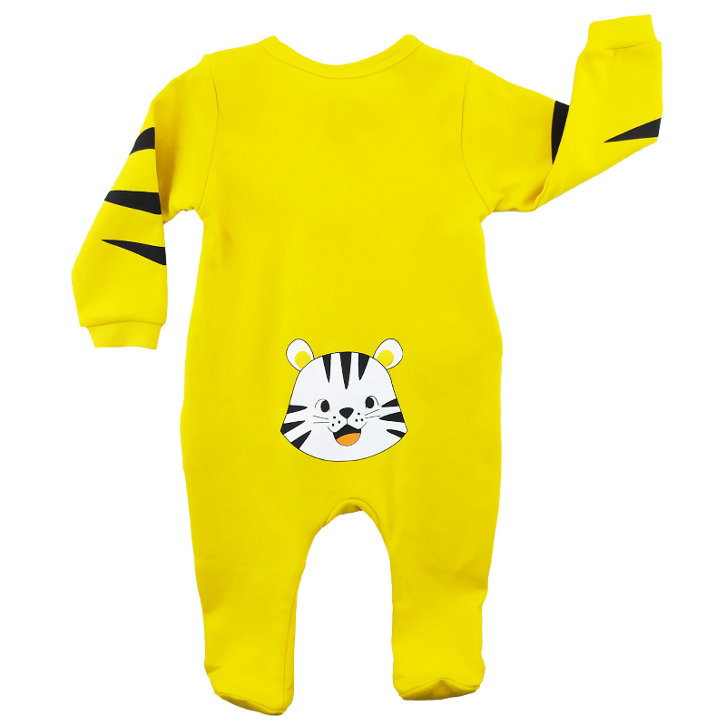 سرهمی جوراب دار نخی دکمه دار طرح زرافه ایماج Imaj