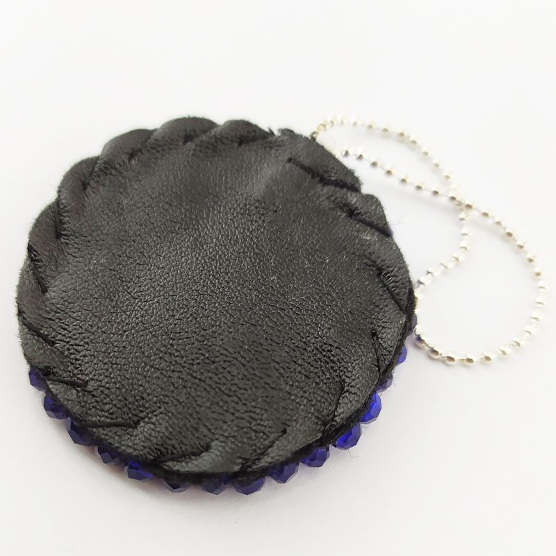 سنجاق سینه چشم نظر نگین دار قطر 5 سانتی متر