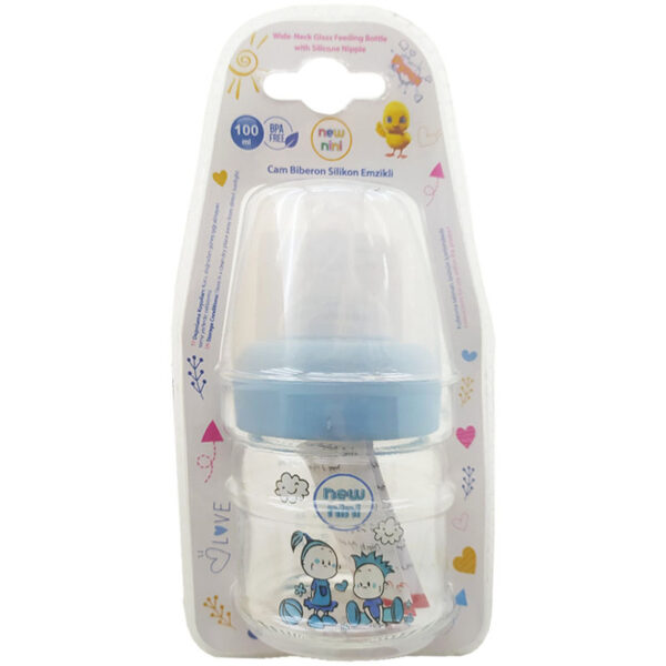شیشه شیر پیرکس دهانه عریض دختر و پسر نیو نی نی New Nini