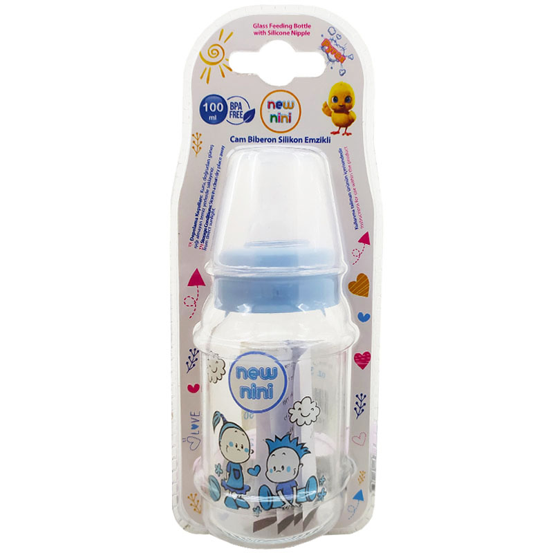 شیشه شیر پیرکس دهانه عریض دختر و پسر نیو نی نی New Nini
