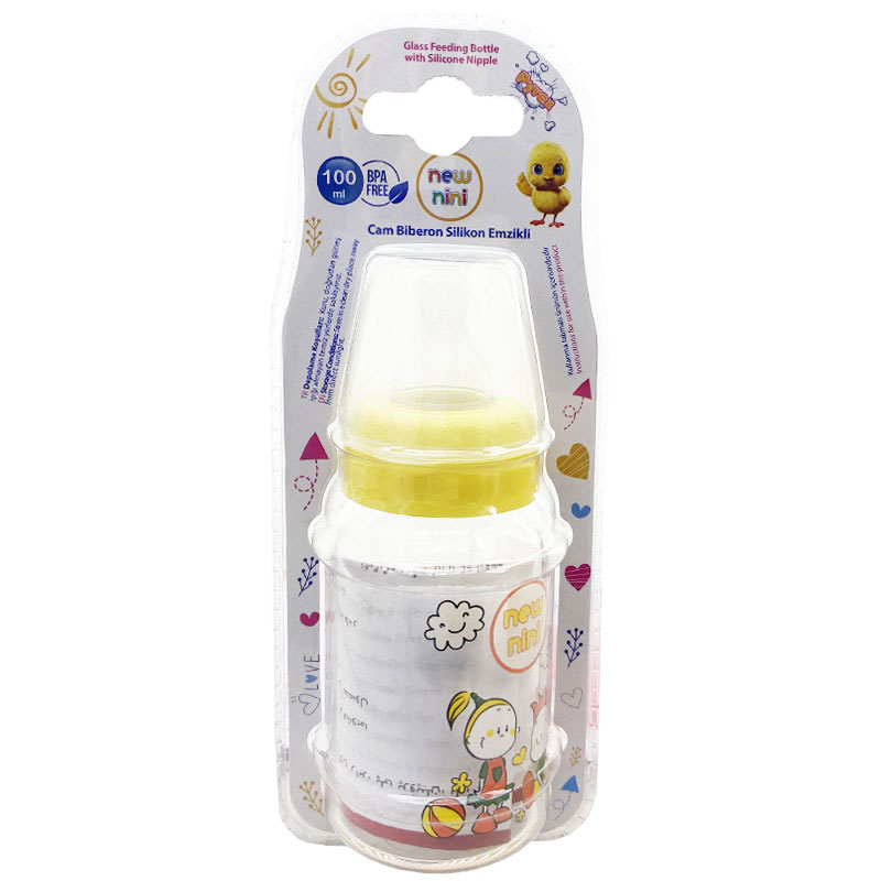 شیشه شیر پیرکس دهانه عریض دختر و پسر نیو نی نی New Nini