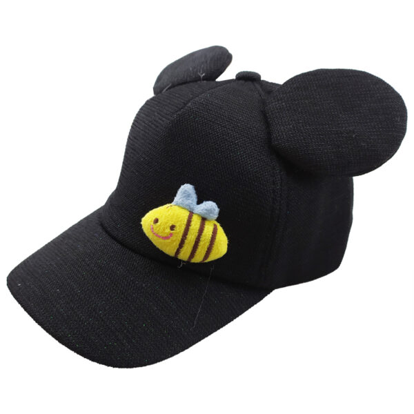 کلاه فانتزی نقاب دار بچگانه طرح زنبور مشکی