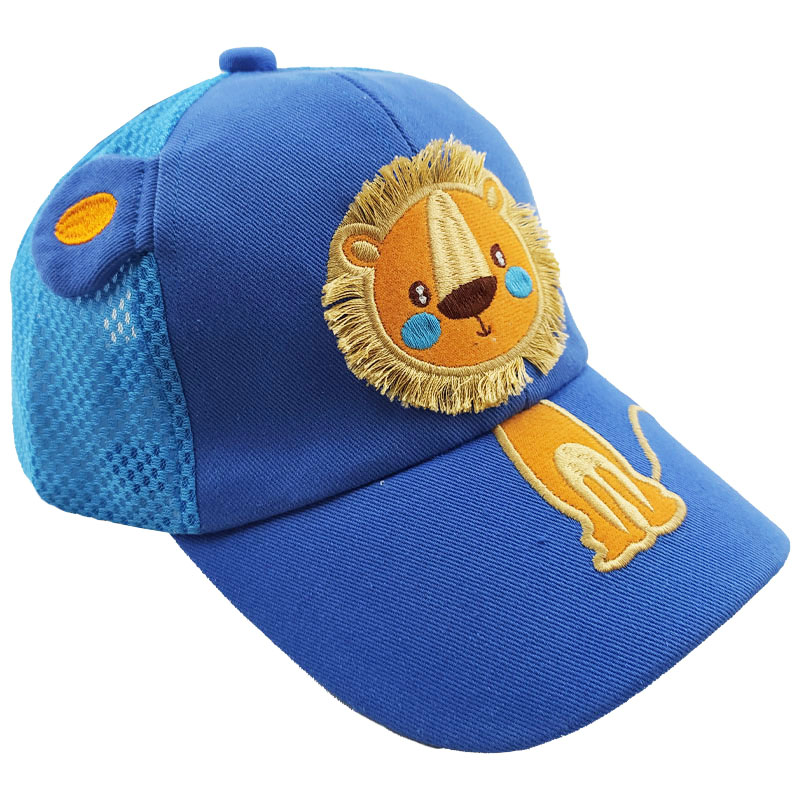 کلاه بچگانه نقاب دار طرح شیر آبی