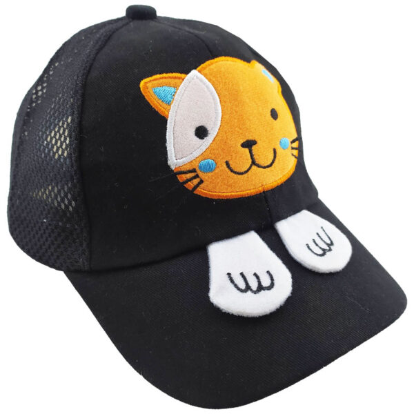 کلاه بچگانه فانتزی نقاب دار طرح گربه مشکی