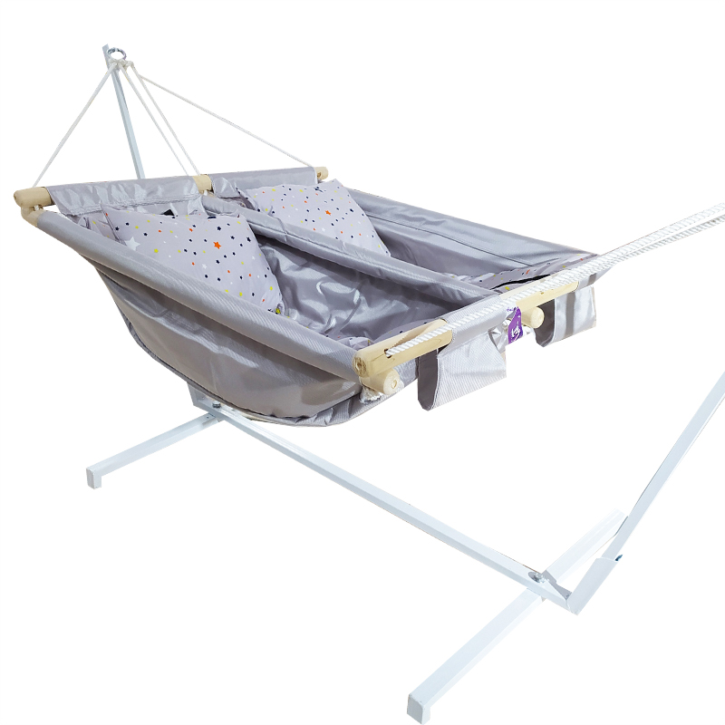 گهواره سنتی دو قلو پایه دار بانوچ ستاره آنیا Aniya