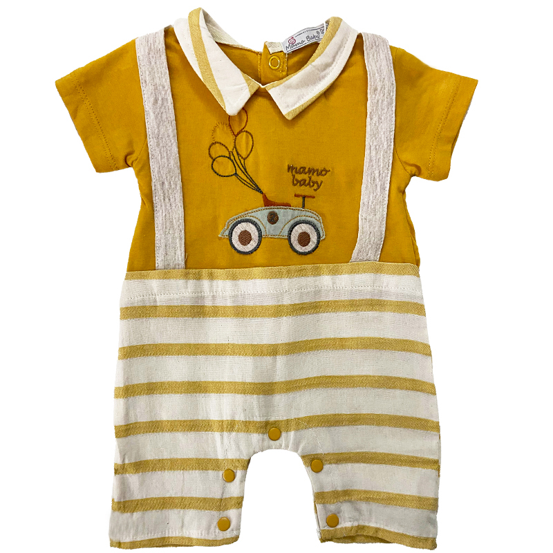 سرهمی (رامپر) پیش بندی ماشین و بادکنک mama baby