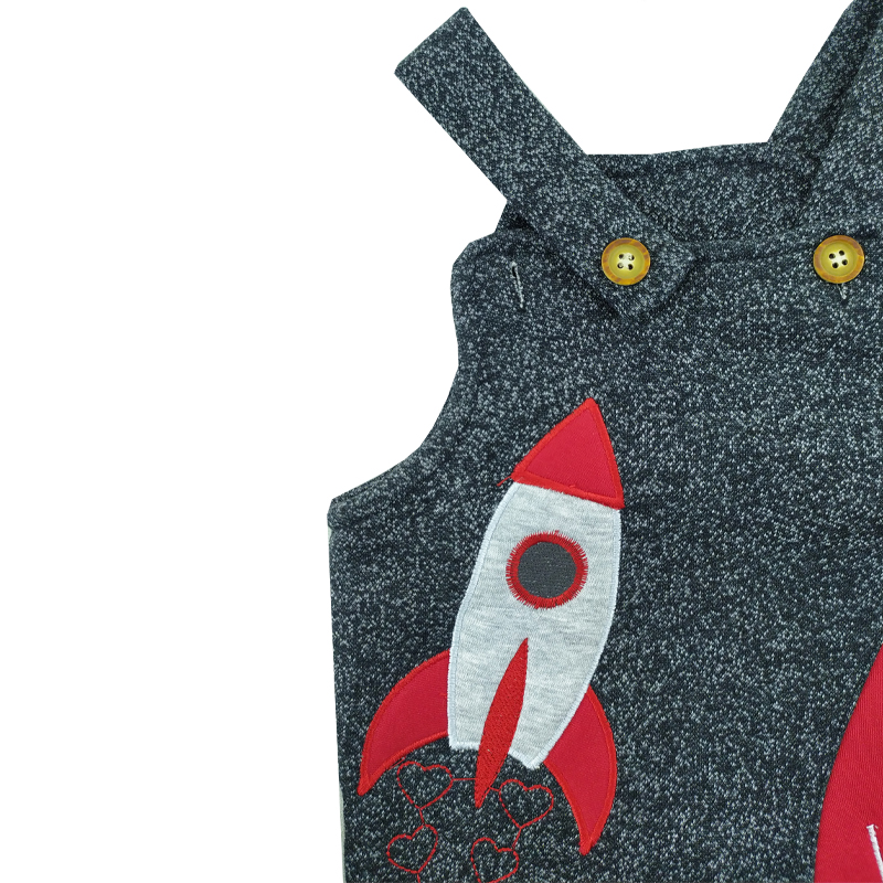 سرهمی پیش بندی دو تکه طرح موشک قرمز Nehad