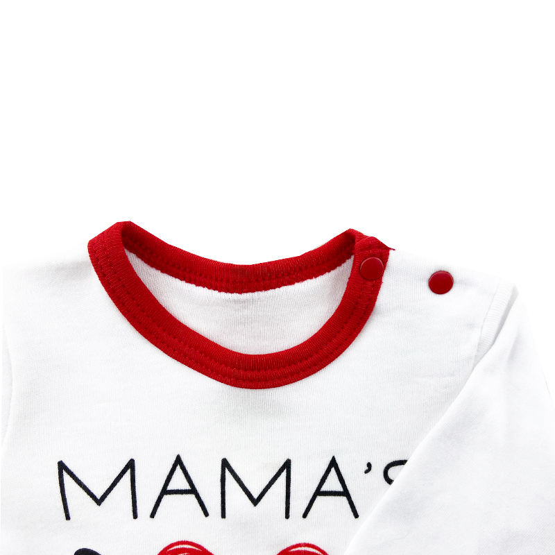 ست زیردکمه و شلوار mamas boy سفید Minisse