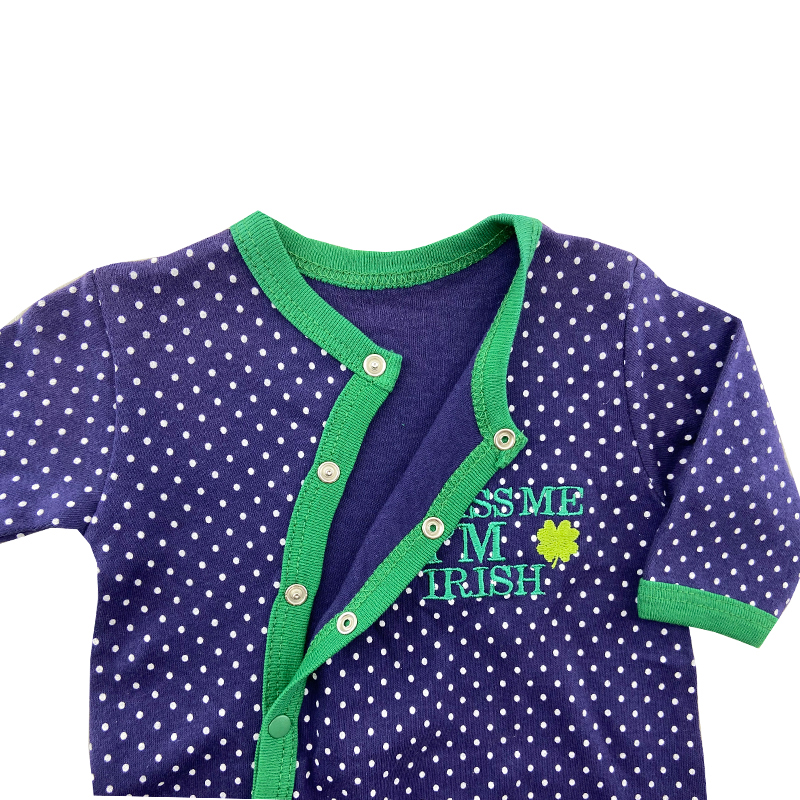 سرهمی و کلاه نوزادی خال دار سرمه ای Minisse