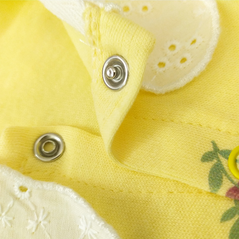 سرهمی و هدبند نوزادی یقه گلدوزی صورتی Minizeyn