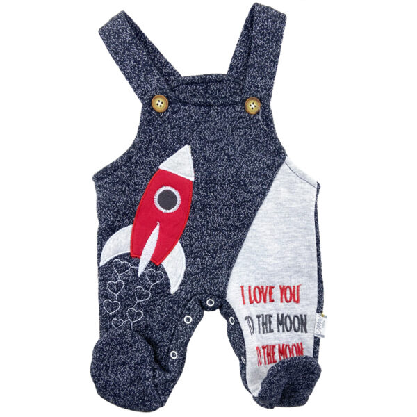 سرهمی پیش بندی دو تکه طرح موشک قرمز Nehad