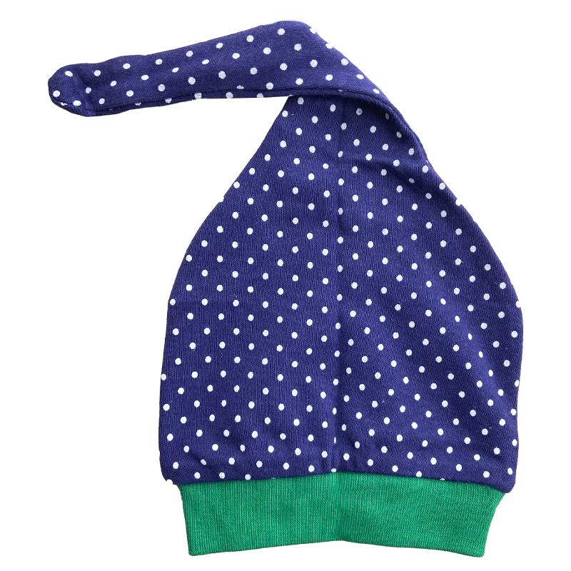 سرهمی و کلاه نوزادی خال دار سرمه ای Minisse