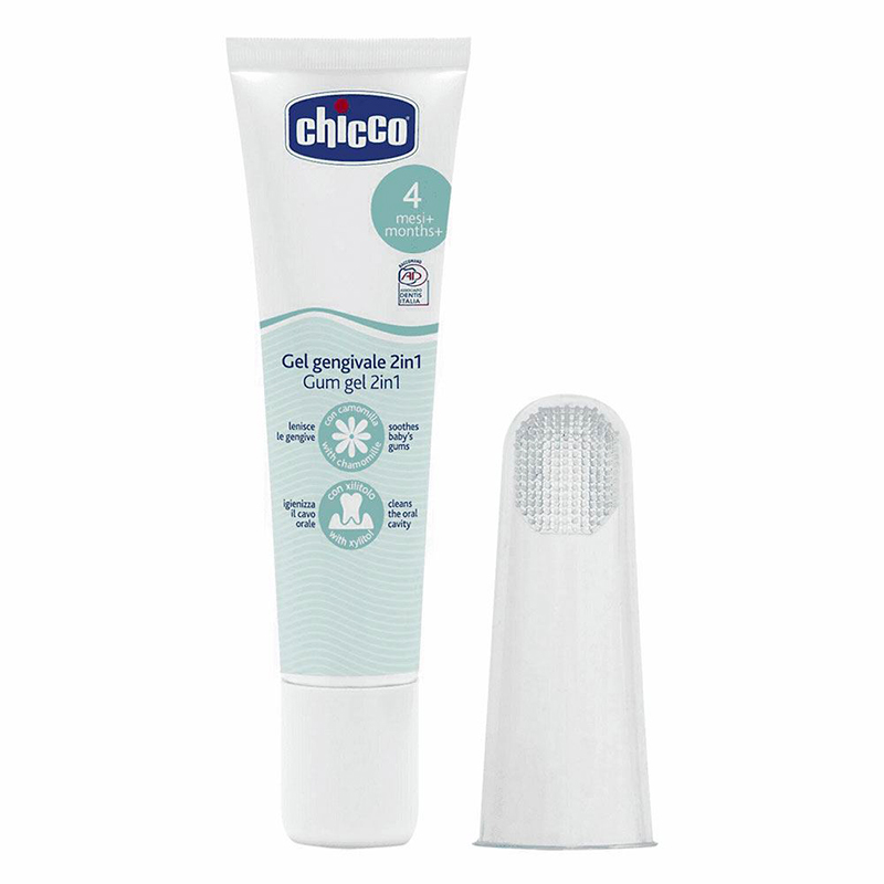 ژل لثه و دندان و مسواک انگشتی چیكو Chicco