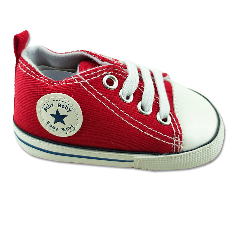 کفش آل استار اسپورت نوزادی بندی قرمز