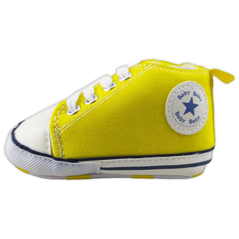 کفش آل استار اسپورت نوزادی بندی زرد