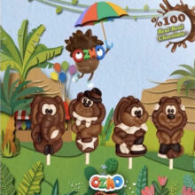 شکلات چوبی حیوانات عروسکی اوزمو Ozmo5