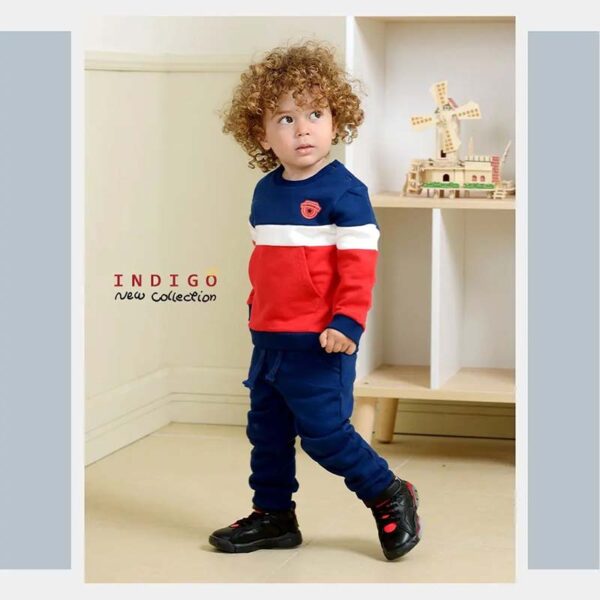 بلوز و شلوار پسرانه سه رنگ indigo