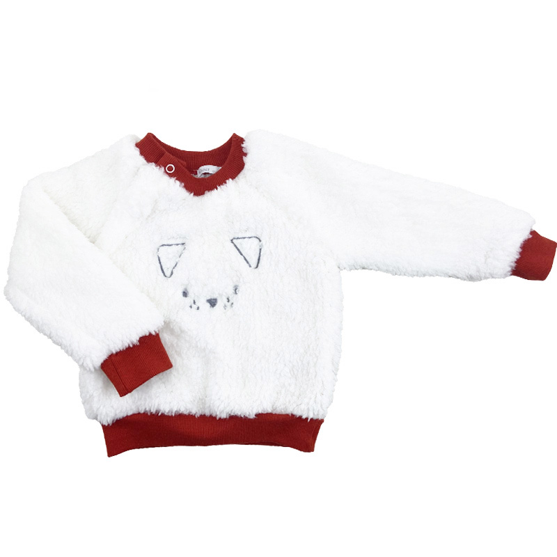 بلوز و شلوار پولیشی بچگانه سفید Papo2