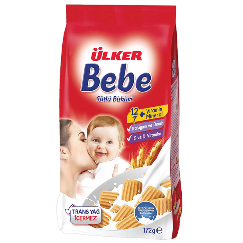 بیسکوییت شیر و گندم 400 گرمی اولکر Ulker