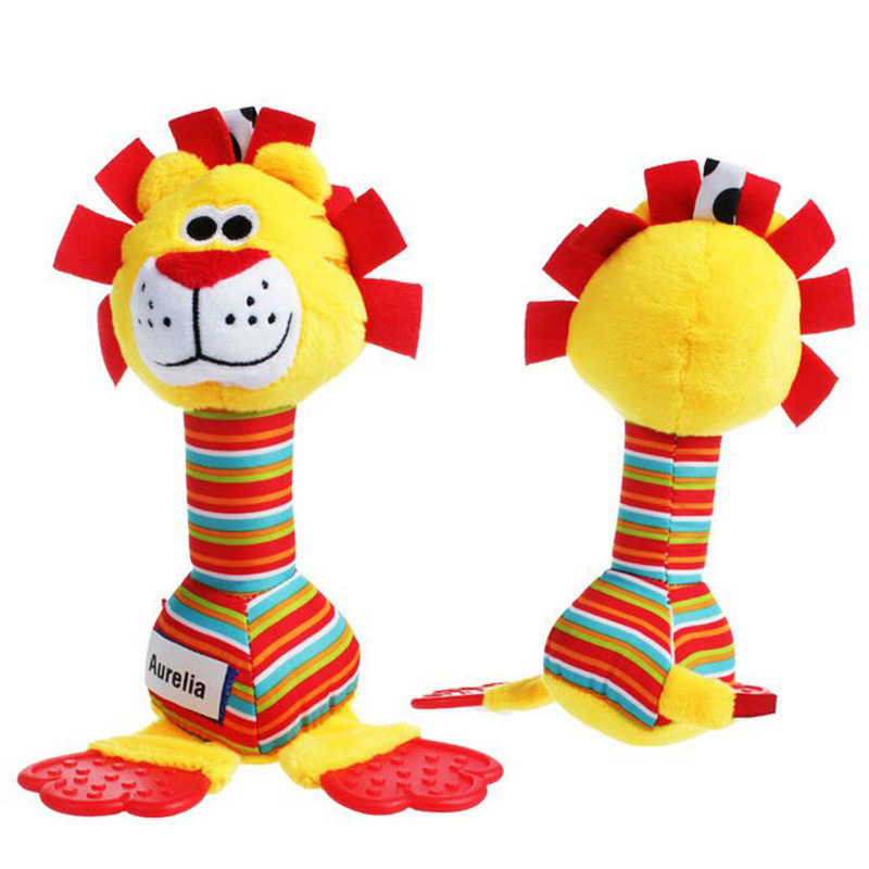 جغجغه سوسیسی دندان گیر دار حیوانات happy monkey3