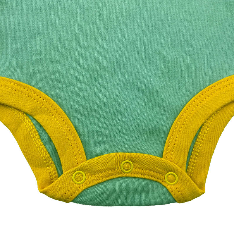 زیردکمه آستین بلند طرح حیوانات سبز نیلی Nili2