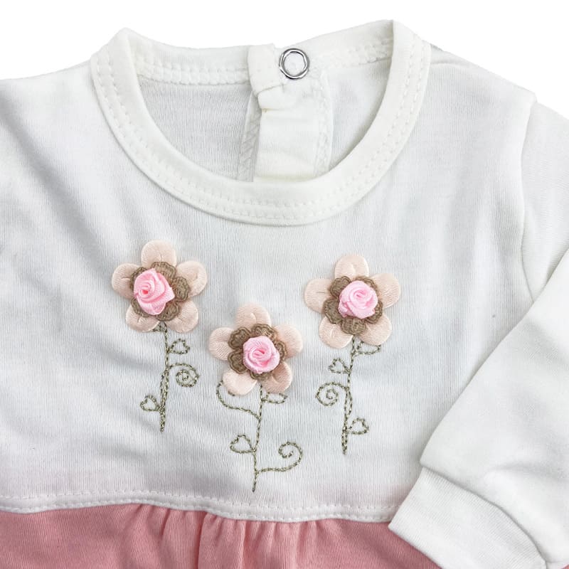 ست بیمارستانی 8 تکه طرح گل ماما سی Mama See3