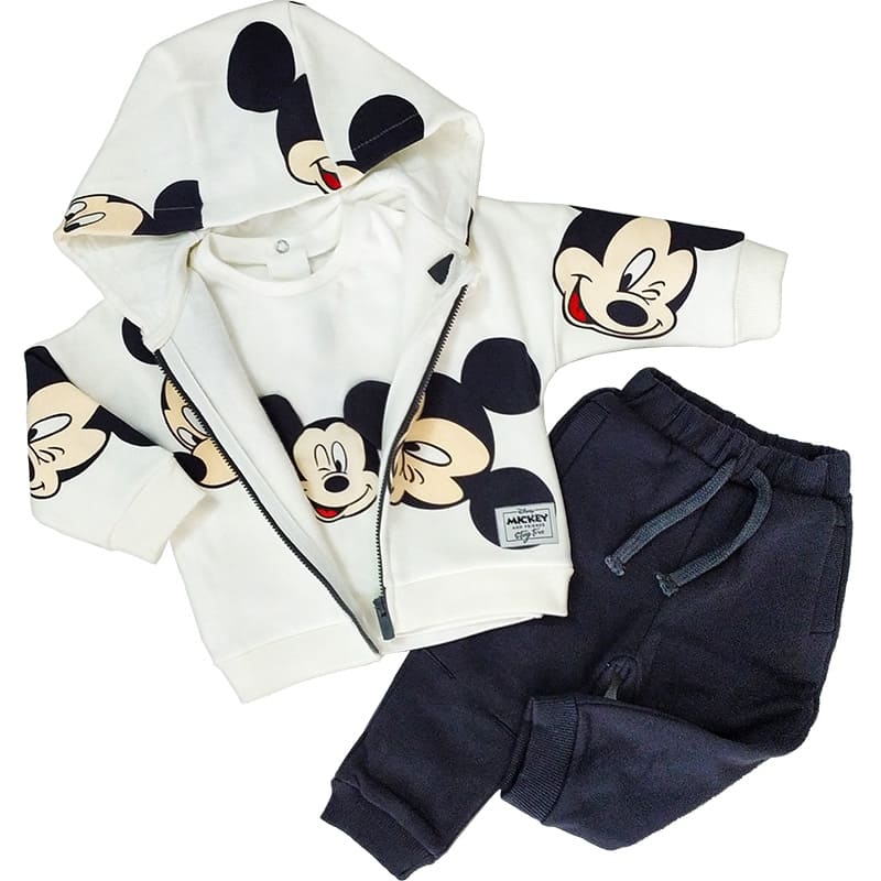 سویشرت بلوز شلوار کرکدار میکی ایندیگو indigo