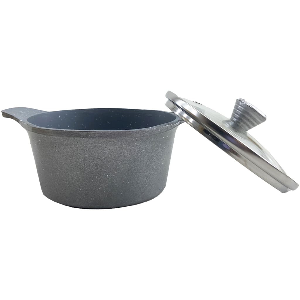 سرویس قابلمه 5 تکه گرانیتی چدن گرد Avin4