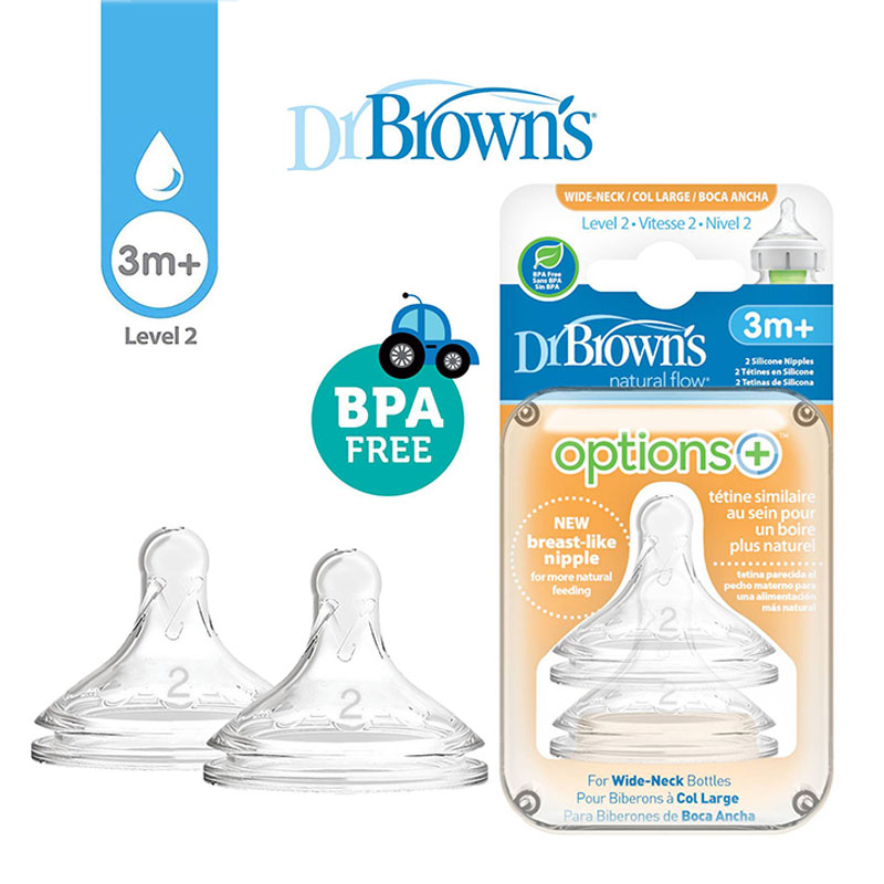 سرشیشه دهانه عریض 3+ ماه دكتر براون Dr.Brown2