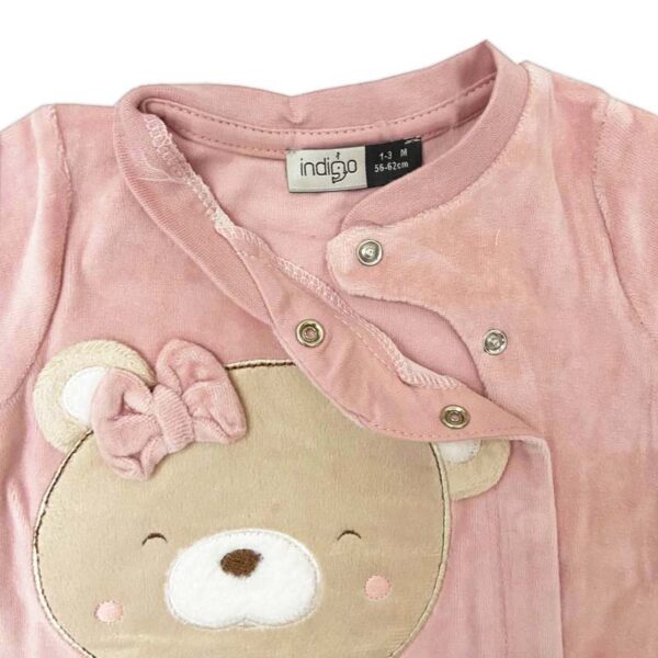 سرهمی و کلاه نوزاد خرس مهربان ایندیگو indigo2