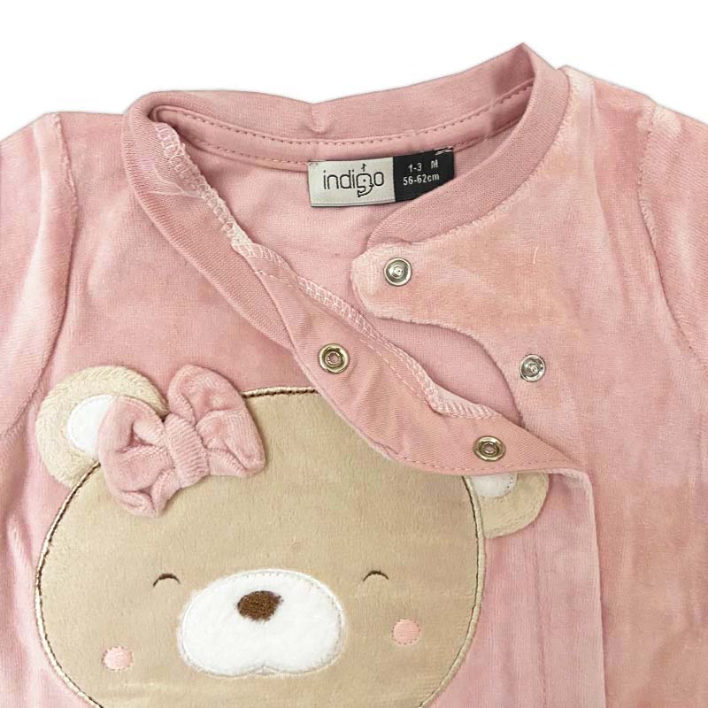 سرهمی و کلاه نوزاد خرس مهربان ایندیگو indigo2