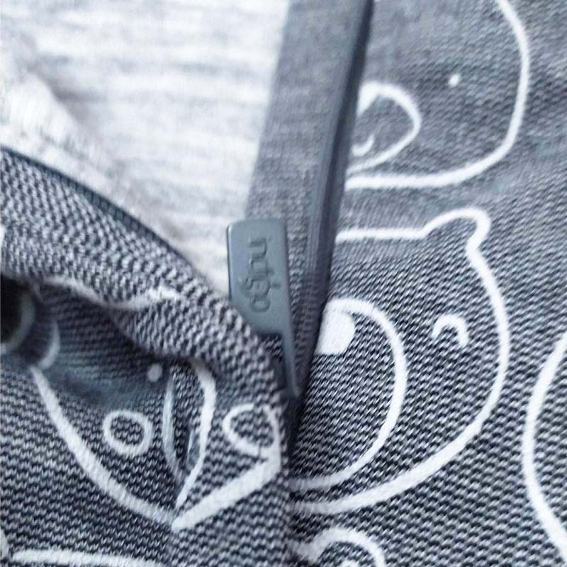 سرهمی کلاه دار زیپ دار خرس ایندیگو indigo3