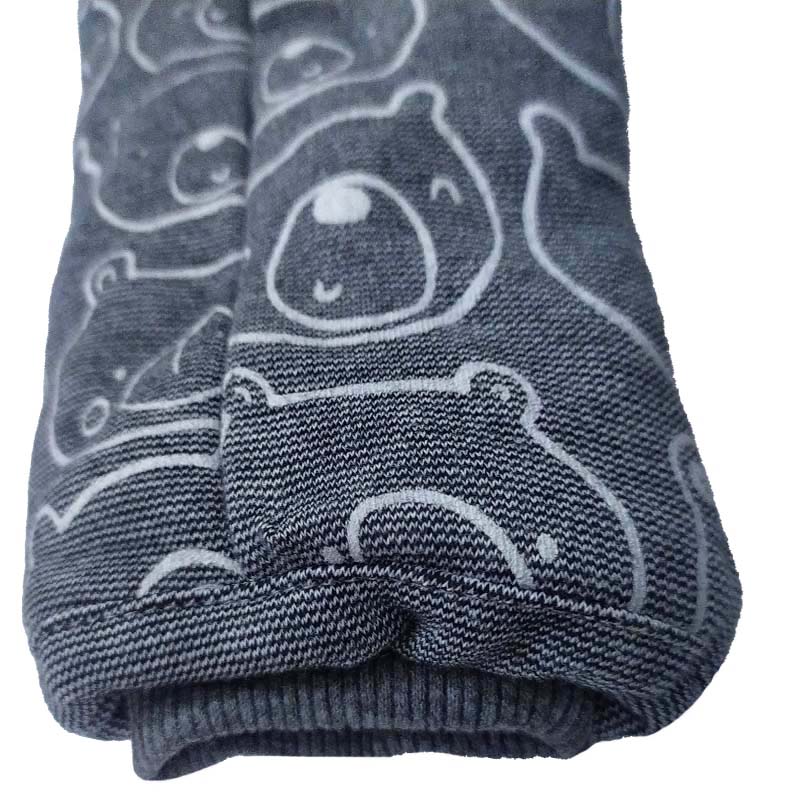 سرهمی کلاه دار زیپ دار خرس ایندیگو indigo2