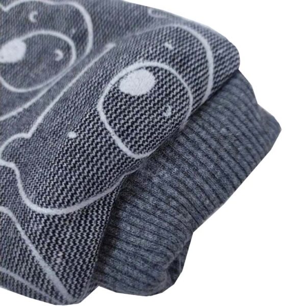 سرهمی کلاه دار زیپ دار خرس ایندیگو indigo1