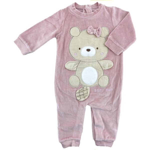 سرهم مخمل کلاه دار خرس بازیگوش ایندیگو indigo