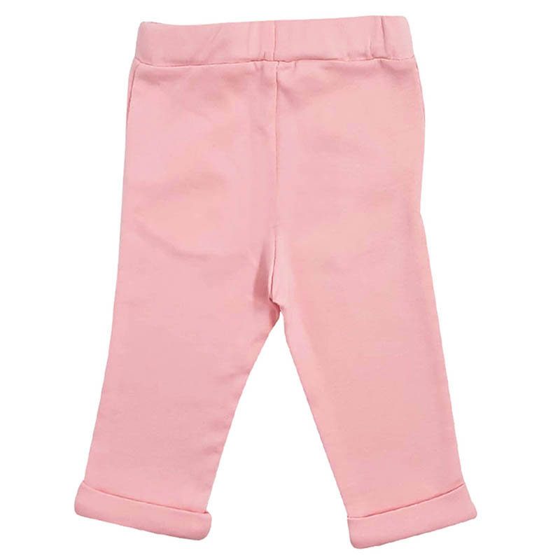 شلوار راحتی دخترانه ساده Lovely صورتی Nili1