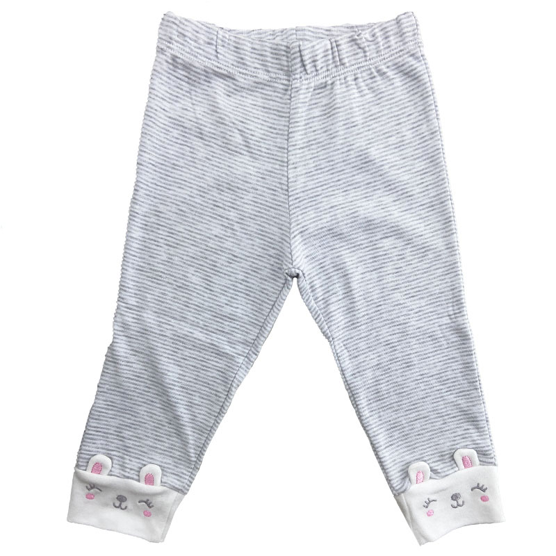 شلوار راحتی راه راه Lovely طوسی نیلی Nili1