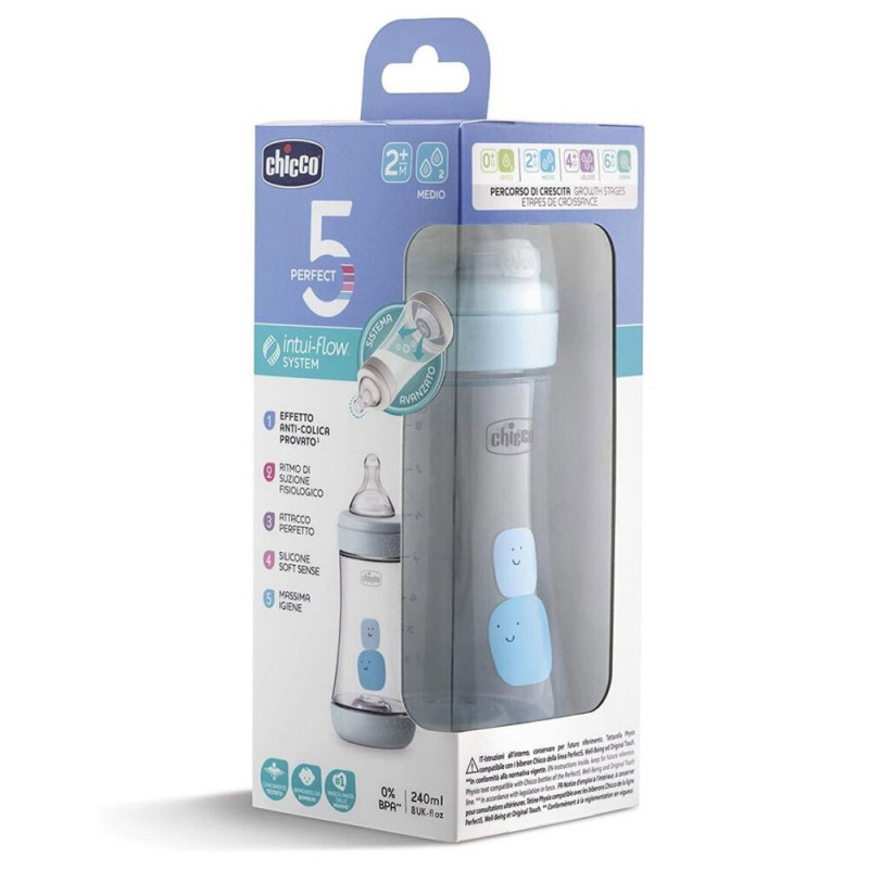 شیشه شیر 240 میل چیکو پرفکت