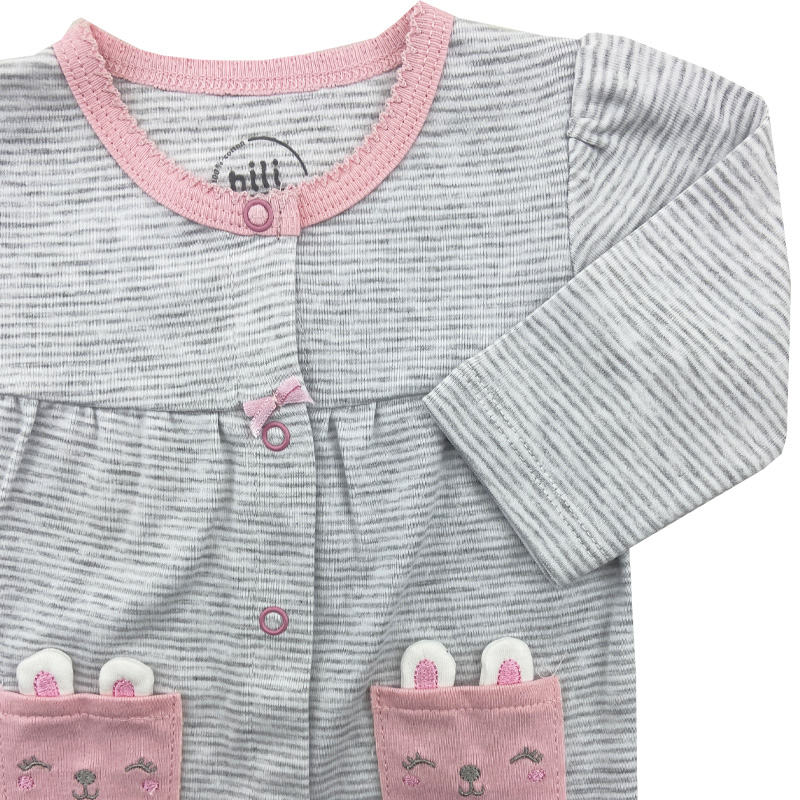 مانتویی راه راه جیب دار Lovely نیلی Nili1