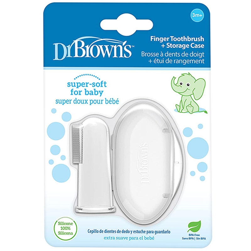 مسواک انگشتی و ماساژور لثه دکتر براون Dr.Browns